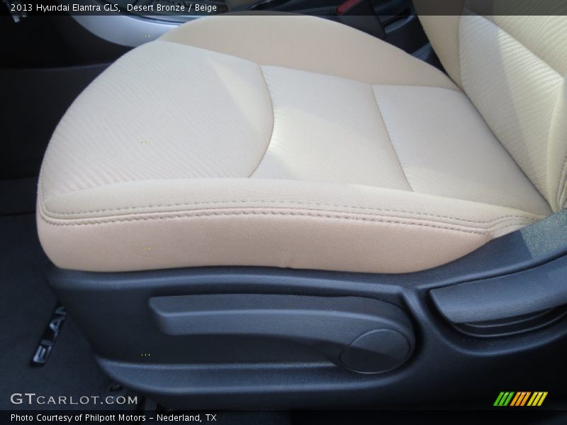 Desert Bronze / Beige 2013 Hyundai Elantra GLS