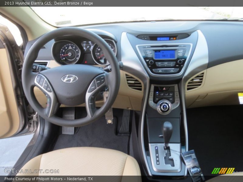 Desert Bronze / Beige 2013 Hyundai Elantra GLS