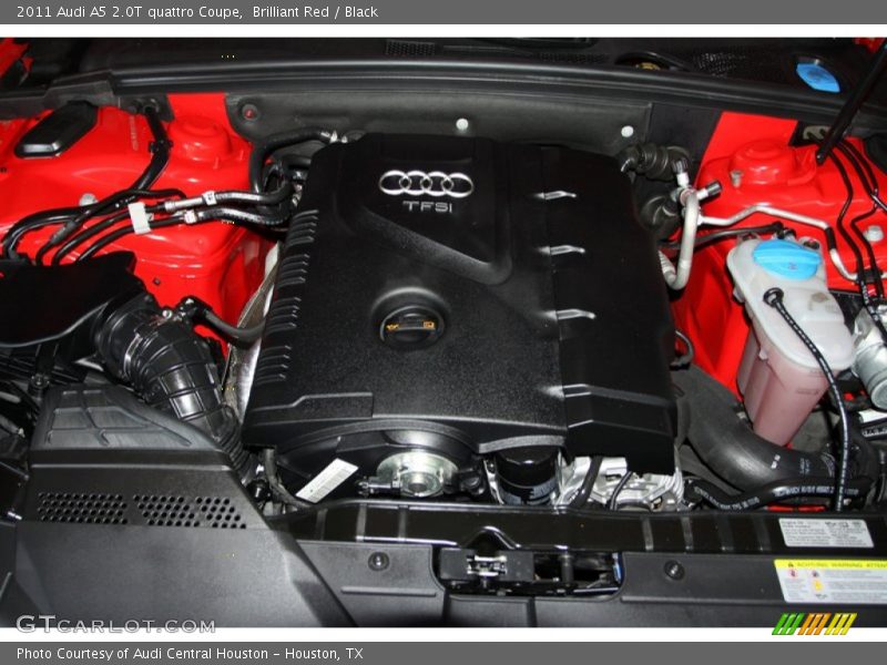 Brilliant Red / Black 2011 Audi A5 2.0T quattro Coupe
