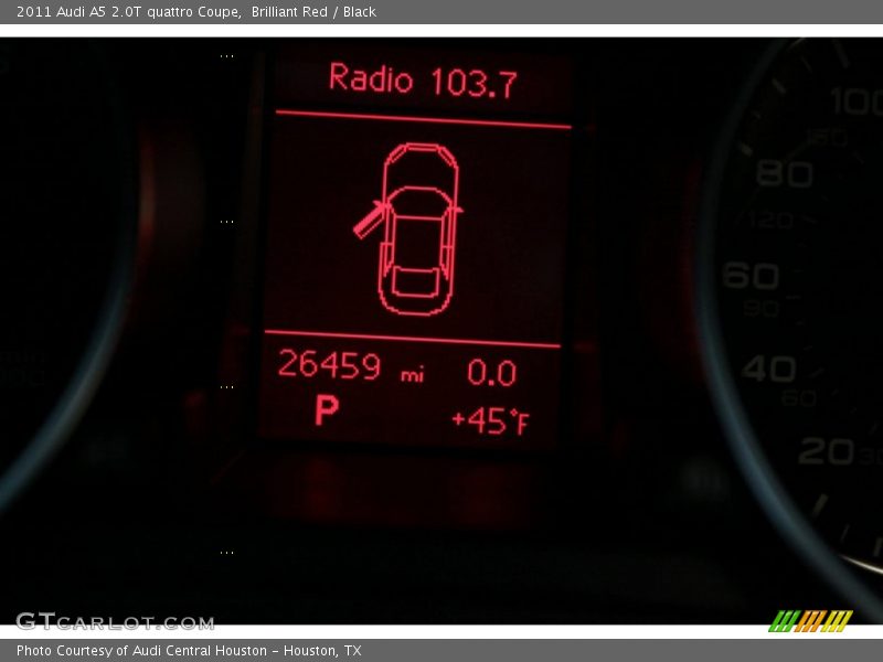 Brilliant Red / Black 2011 Audi A5 2.0T quattro Coupe