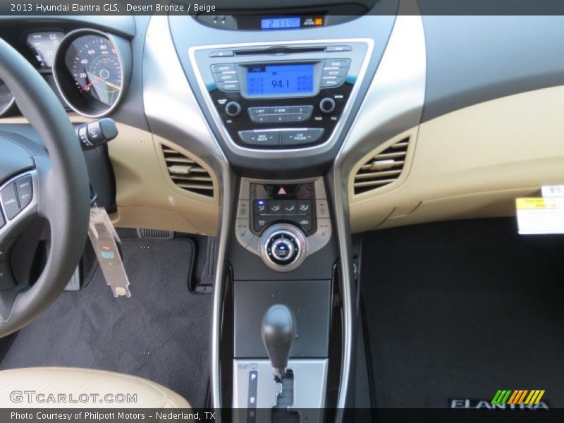 Desert Bronze / Beige 2013 Hyundai Elantra GLS