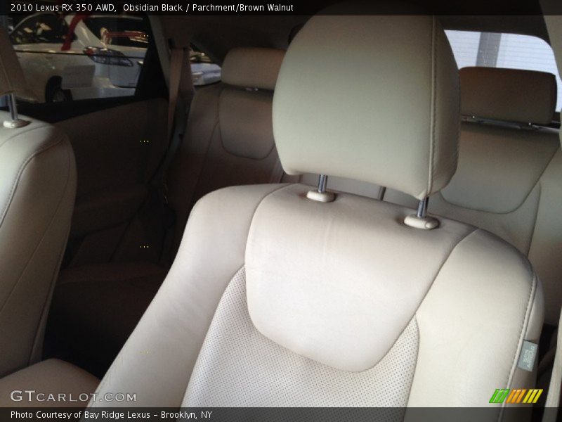 Obsidian Black / Parchment/Brown Walnut 2010 Lexus RX 350 AWD