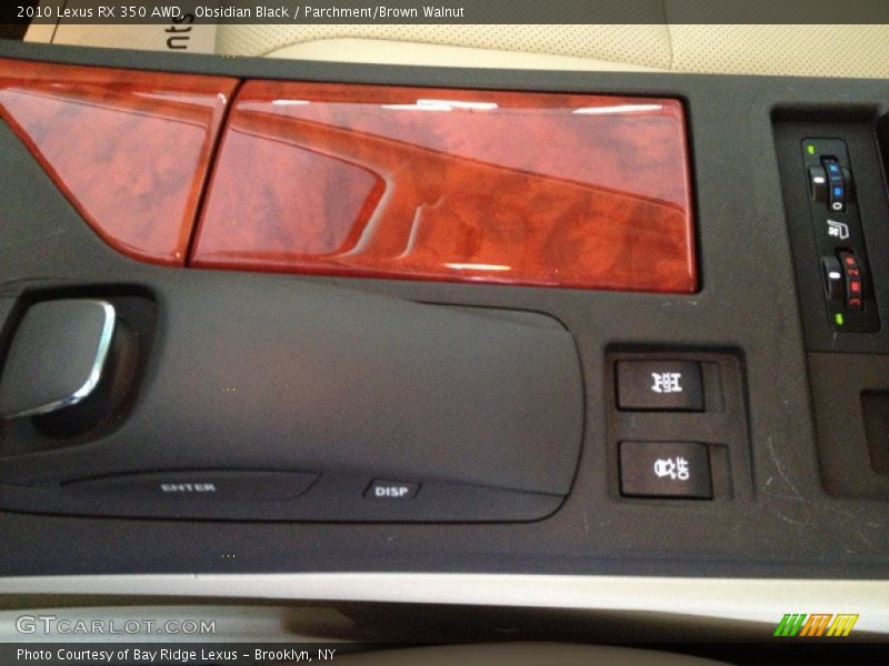 Obsidian Black / Parchment/Brown Walnut 2010 Lexus RX 350 AWD