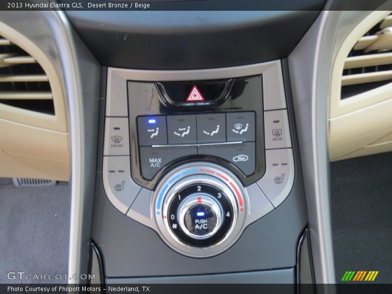 Desert Bronze / Beige 2013 Hyundai Elantra GLS