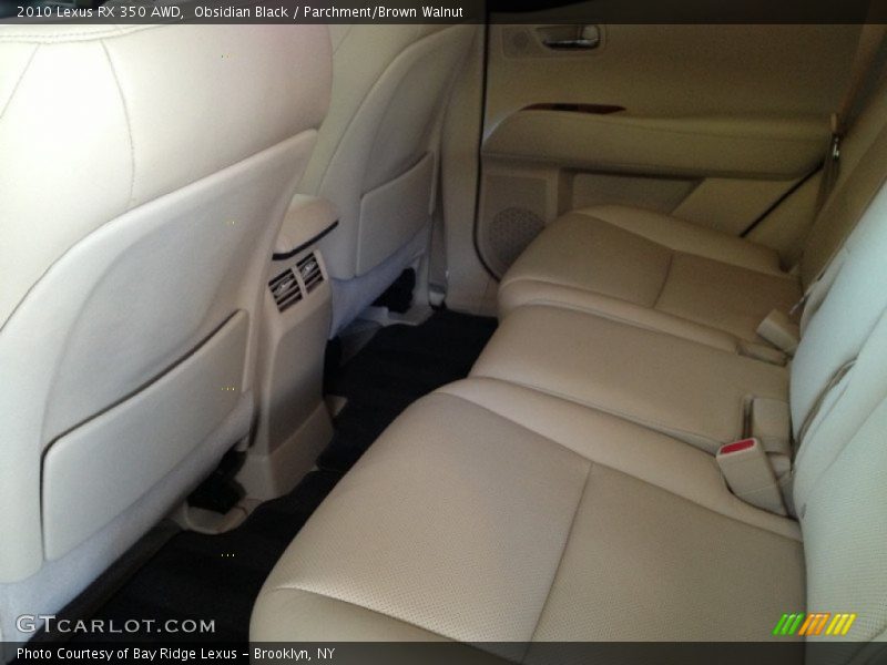 Obsidian Black / Parchment/Brown Walnut 2010 Lexus RX 350 AWD