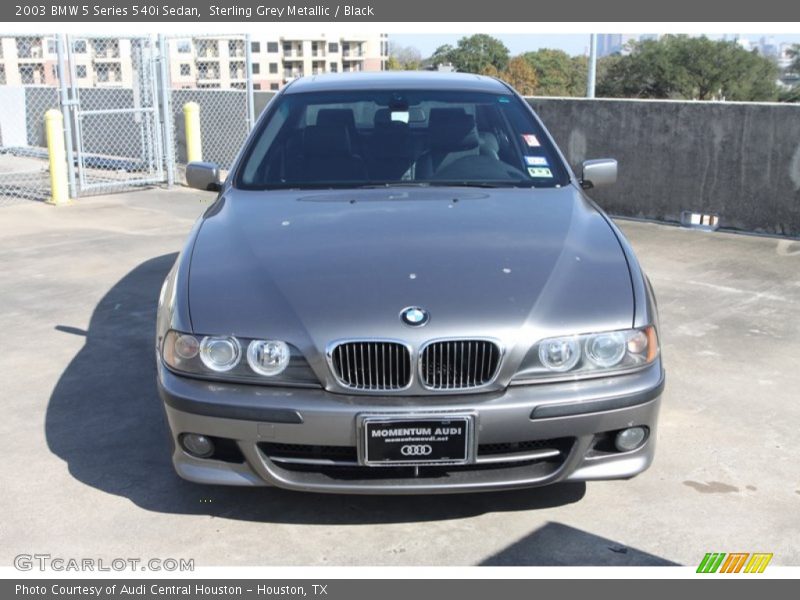 Sterling Grey Metallic / Black 2003 BMW 5 Series 540i Sedan