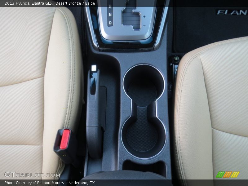 Desert Bronze / Beige 2013 Hyundai Elantra GLS