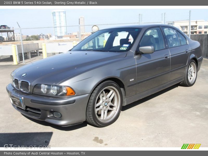 Sterling Grey Metallic / Black 2003 BMW 5 Series 540i Sedan