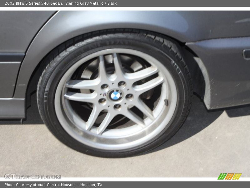 Sterling Grey Metallic / Black 2003 BMW 5 Series 540i Sedan