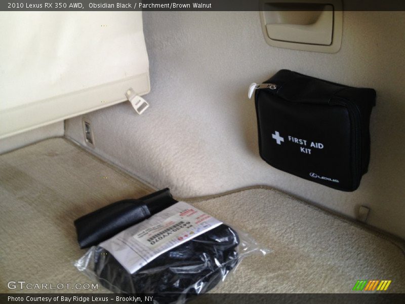 Obsidian Black / Parchment/Brown Walnut 2010 Lexus RX 350 AWD