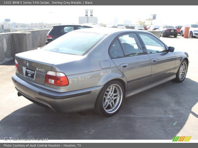 Sterling Grey Metallic / Black 2003 BMW 5 Series 540i Sedan