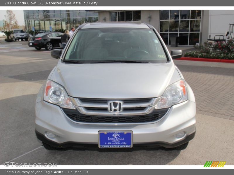 Alabaster Silver Metallic / Gray 2010 Honda CR-V EX