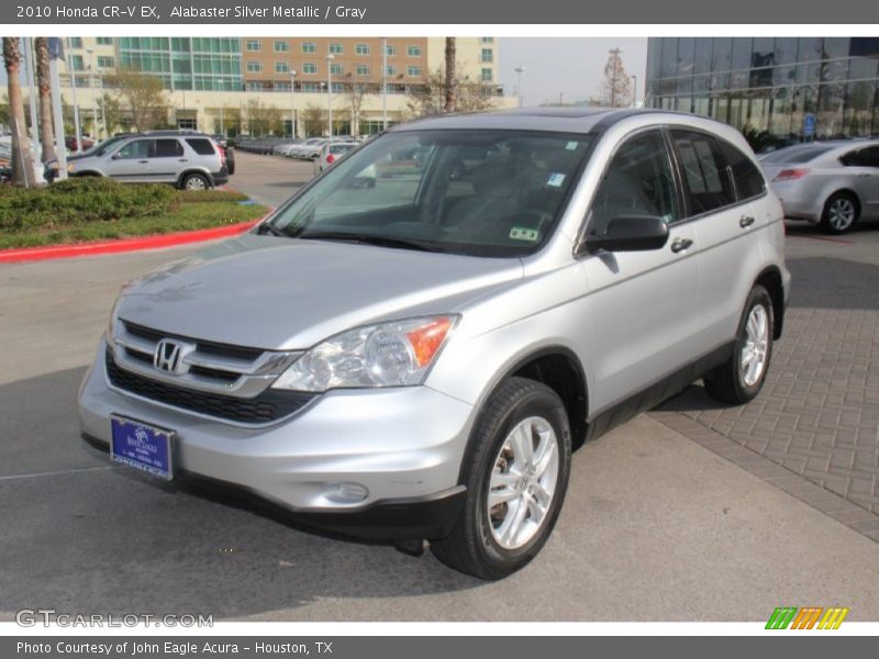 Alabaster Silver Metallic / Gray 2010 Honda CR-V EX