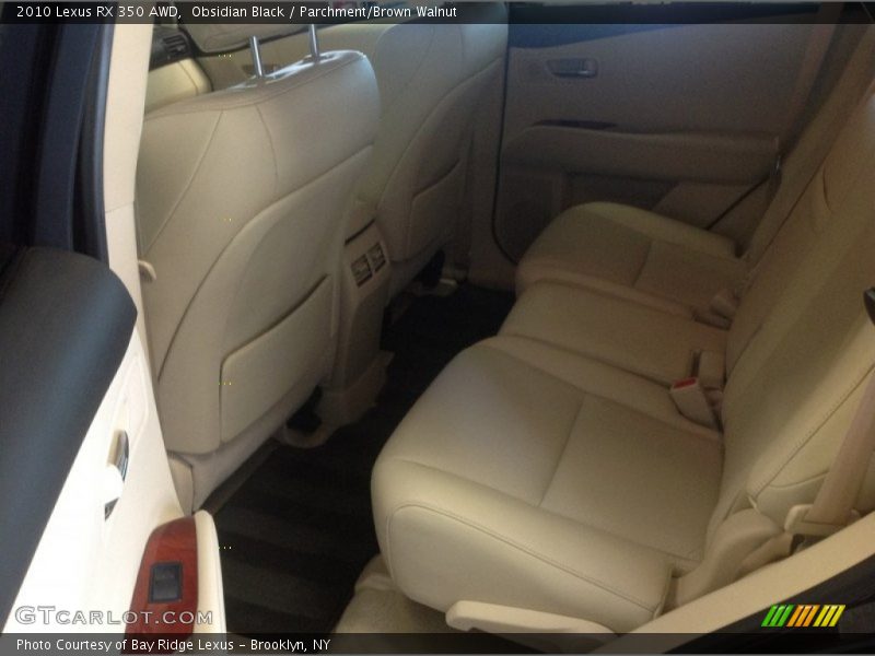 Obsidian Black / Parchment/Brown Walnut 2010 Lexus RX 350 AWD