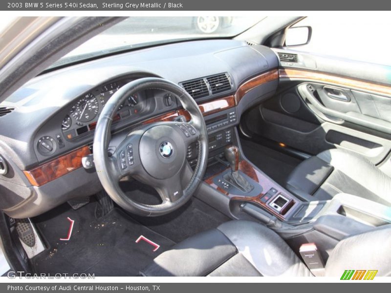Sterling Grey Metallic / Black 2003 BMW 5 Series 540i Sedan