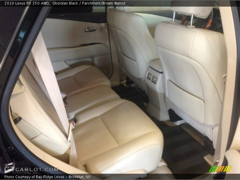 Obsidian Black / Parchment/Brown Walnut 2010 Lexus RX 350 AWD