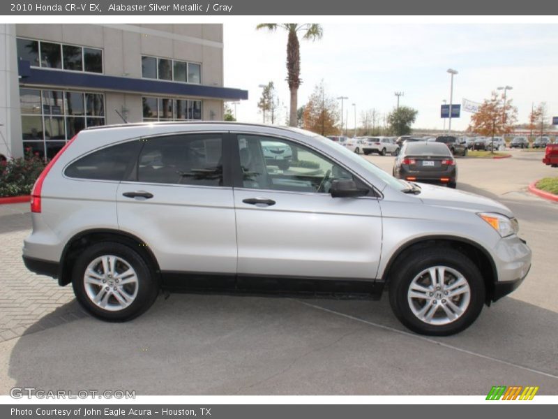 Alabaster Silver Metallic / Gray 2010 Honda CR-V EX