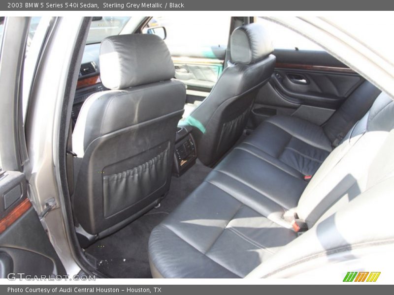 Sterling Grey Metallic / Black 2003 BMW 5 Series 540i Sedan