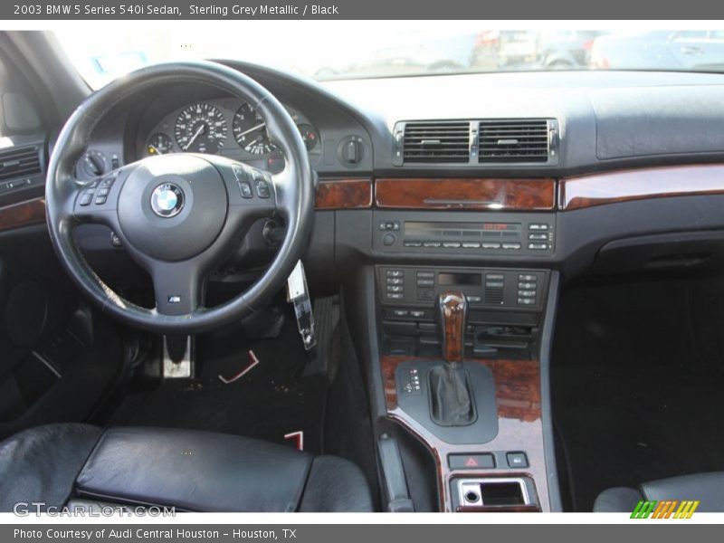 Sterling Grey Metallic / Black 2003 BMW 5 Series 540i Sedan