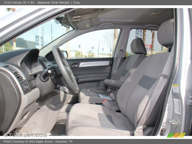 Alabaster Silver Metallic / Gray 2010 Honda CR-V EX
