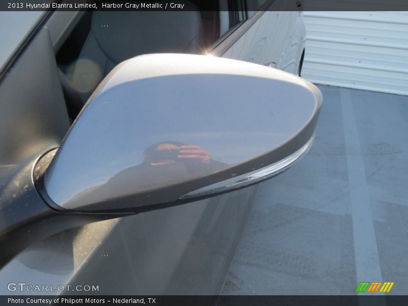 Harbor Gray Metallic / Gray 2013 Hyundai Elantra Limited