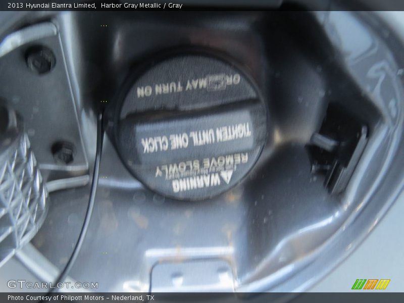 Harbor Gray Metallic / Gray 2013 Hyundai Elantra Limited