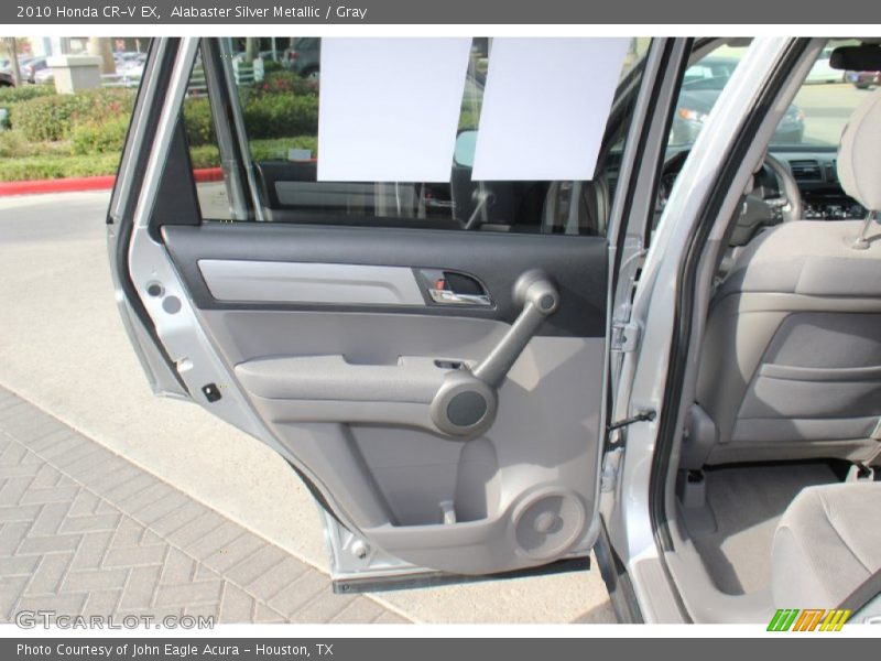 Alabaster Silver Metallic / Gray 2010 Honda CR-V EX