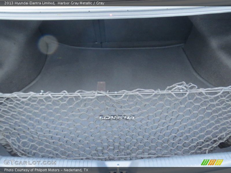 Harbor Gray Metallic / Gray 2013 Hyundai Elantra Limited