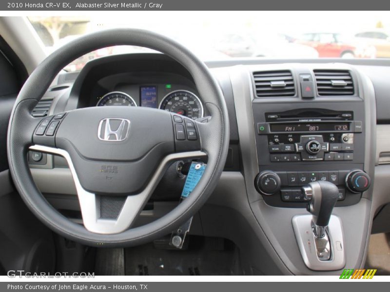 Alabaster Silver Metallic / Gray 2010 Honda CR-V EX