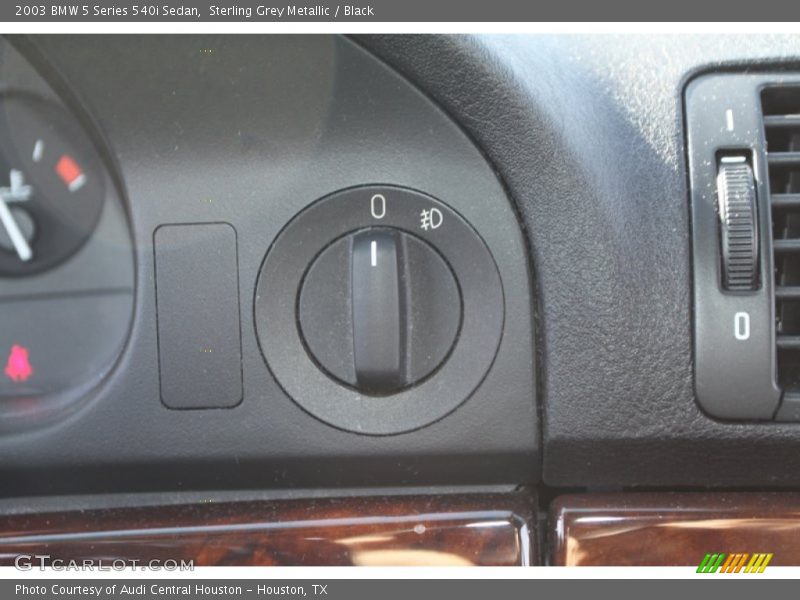 Sterling Grey Metallic / Black 2003 BMW 5 Series 540i Sedan