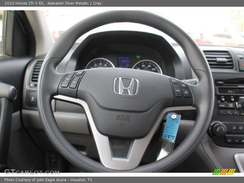 Alabaster Silver Metallic / Gray 2010 Honda CR-V EX