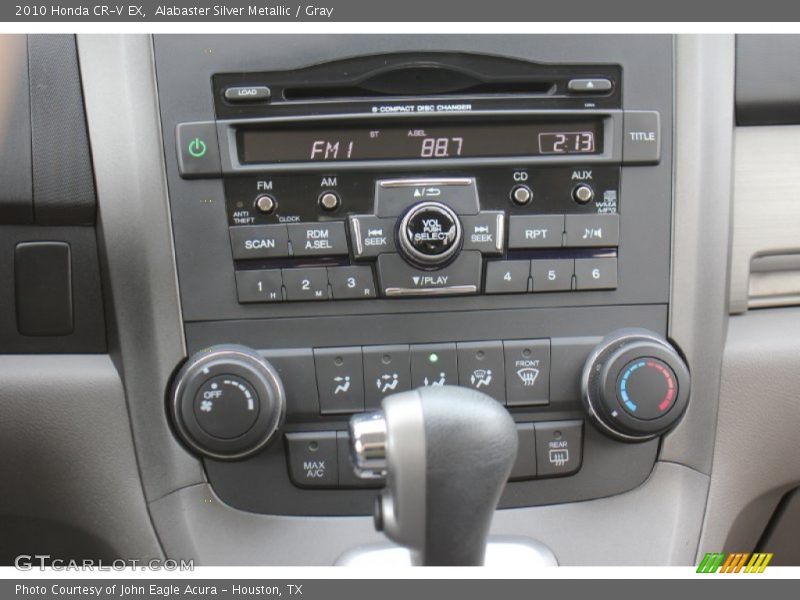 Alabaster Silver Metallic / Gray 2010 Honda CR-V EX