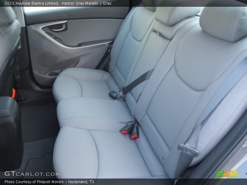 Harbor Gray Metallic / Gray 2013 Hyundai Elantra Limited