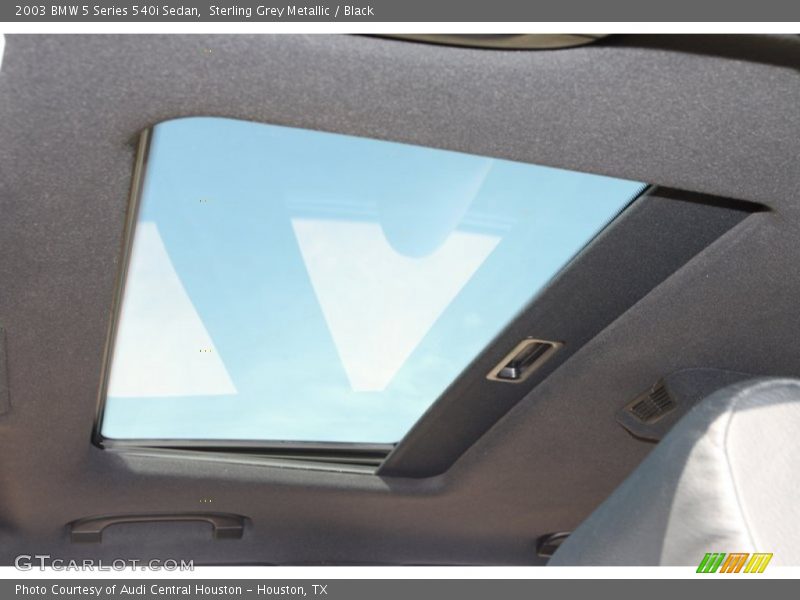 Sterling Grey Metallic / Black 2003 BMW 5 Series 540i Sedan