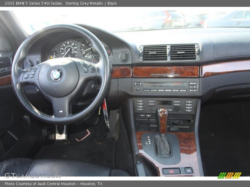 Sterling Grey Metallic / Black 2003 BMW 5 Series 540i Sedan