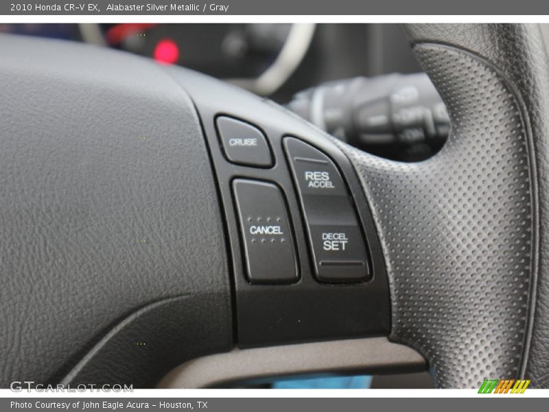 Alabaster Silver Metallic / Gray 2010 Honda CR-V EX