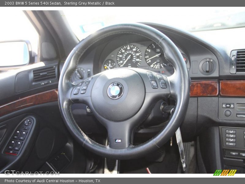 Sterling Grey Metallic / Black 2003 BMW 5 Series 540i Sedan