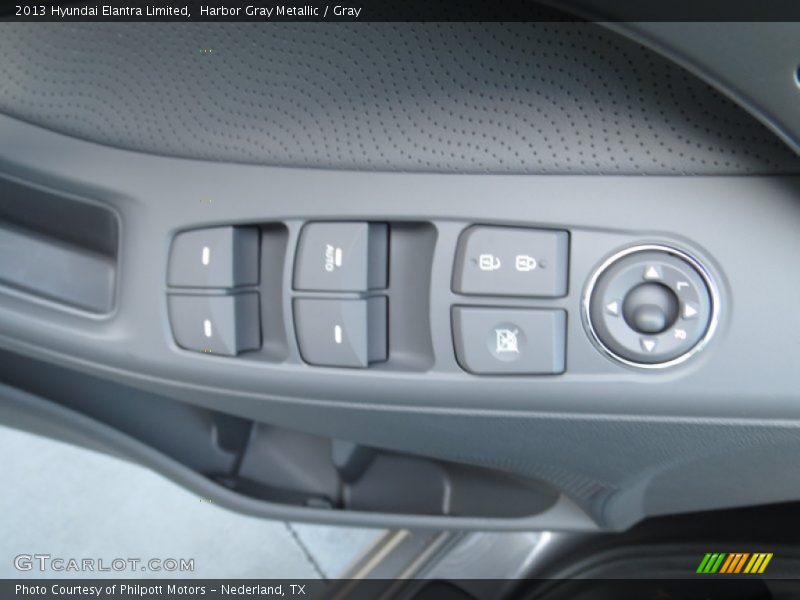 Harbor Gray Metallic / Gray 2013 Hyundai Elantra Limited