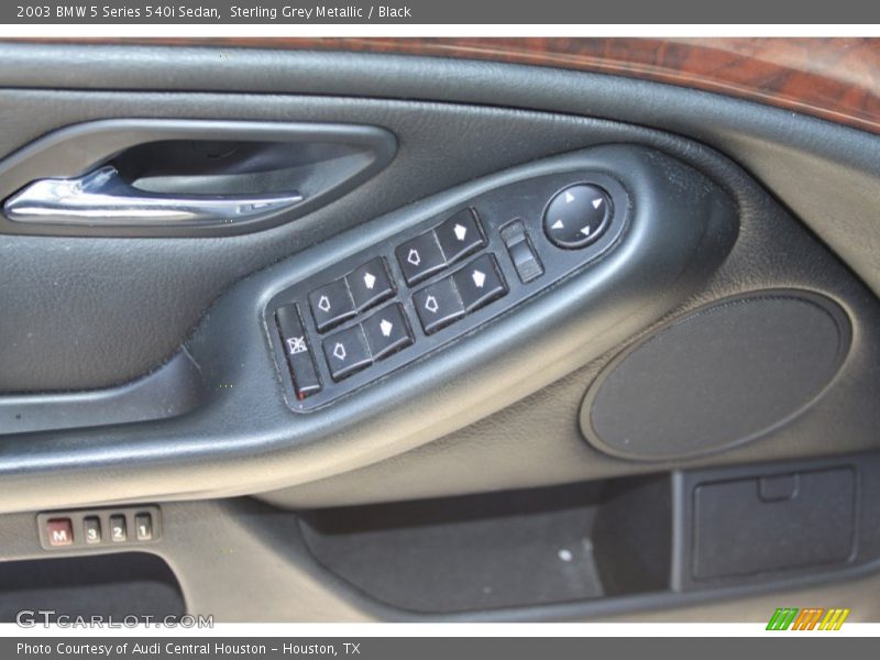 Sterling Grey Metallic / Black 2003 BMW 5 Series 540i Sedan