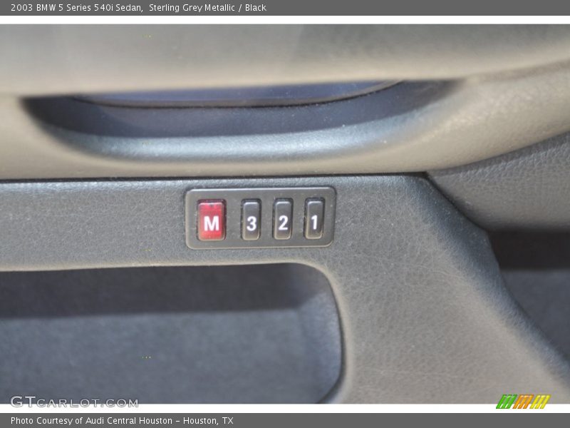 Sterling Grey Metallic / Black 2003 BMW 5 Series 540i Sedan