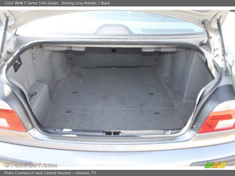 Sterling Grey Metallic / Black 2003 BMW 5 Series 540i Sedan
