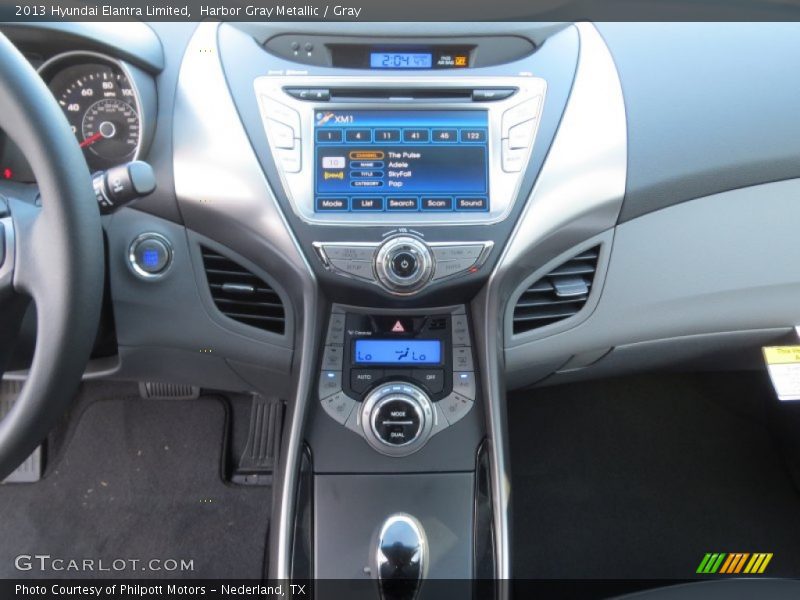 Harbor Gray Metallic / Gray 2013 Hyundai Elantra Limited