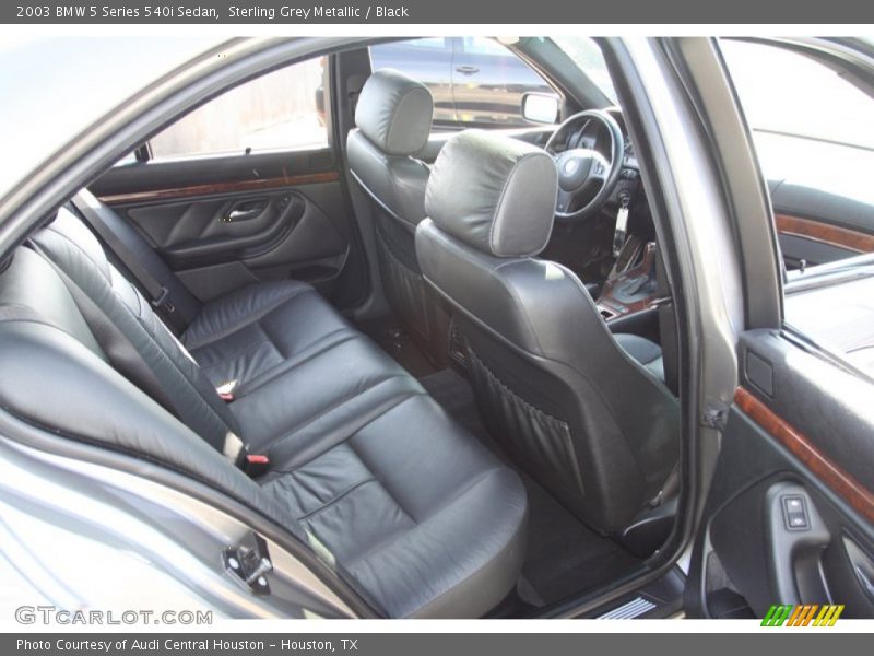 Sterling Grey Metallic / Black 2003 BMW 5 Series 540i Sedan