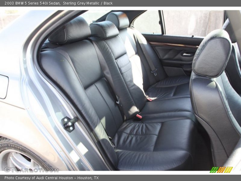 Sterling Grey Metallic / Black 2003 BMW 5 Series 540i Sedan