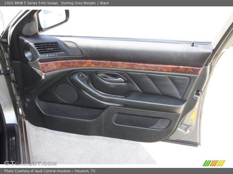 Sterling Grey Metallic / Black 2003 BMW 5 Series 540i Sedan