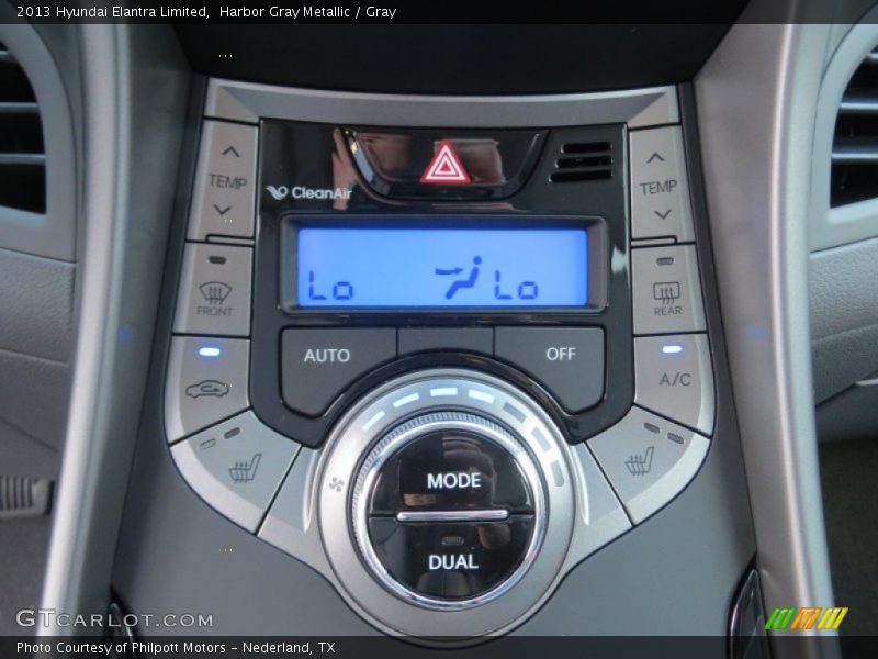 Harbor Gray Metallic / Gray 2013 Hyundai Elantra Limited