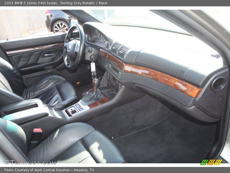 Sterling Grey Metallic / Black 2003 BMW 5 Series 540i Sedan