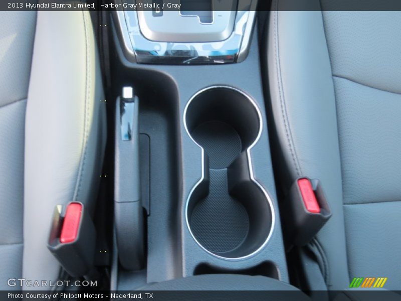 Harbor Gray Metallic / Gray 2013 Hyundai Elantra Limited