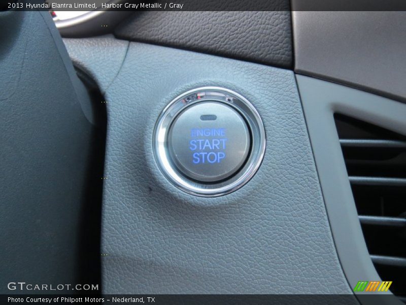 Harbor Gray Metallic / Gray 2013 Hyundai Elantra Limited