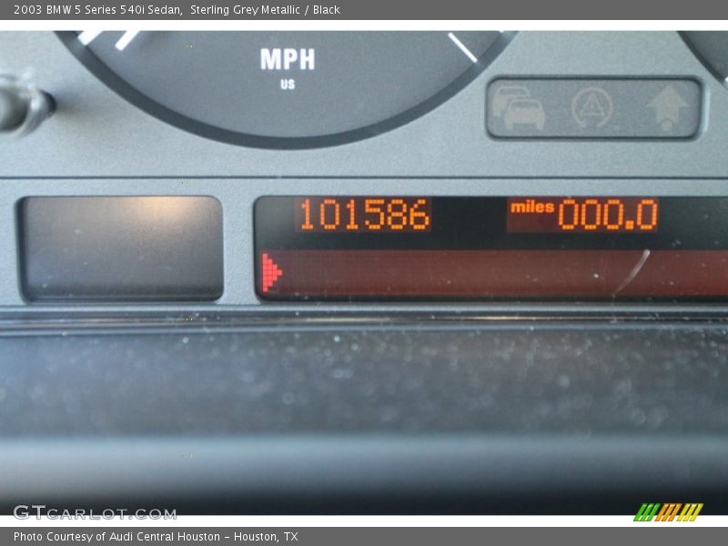 Sterling Grey Metallic / Black 2003 BMW 5 Series 540i Sedan